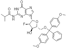 5'-O-(4,4'-二甲氧基三苯甲基)-N2-异丁酰基-2'-氟脱氧鸟苷
