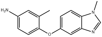 3-甲基-4-((1-甲基-1H-苯并[d]咪唑-5-基)氧基)苯胺